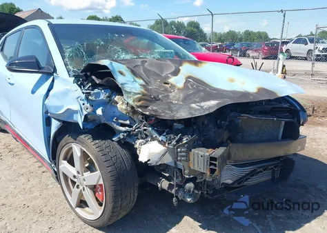 2020 Hyundai Veloster N z USA, uszkodzony, nr VIN KMHT36AHXLU007509